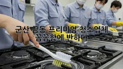 군산 금동 프리미엄 청소업체 ✨ 꼼꼼함에 반하다!